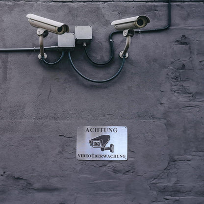 Videoüberwachungsschild 24h Surveillance Privatgrundstück Hinweis