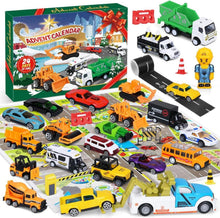 Adventskalender Autos Junge 2024 mit Legierungs-Fahrzeugen