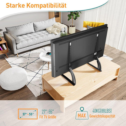 Universal TV Ständer für 27-55 Zoll LCD LED Fernseher bis zu