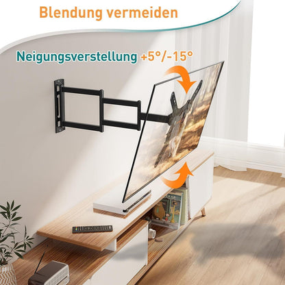 TV Wandhalterung für 26-60 Zoll Fernseher, Eckhalterung mit