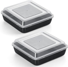 TEAMFAR 2er Set Edelstahl Auflaufform mit Antihaftbeschichtung