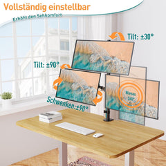 Monitor Halterung 3 Monitore für 17-32 Zoll Bildschirme, Dreifach