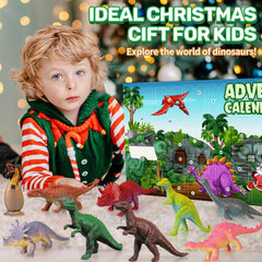 Dinosaurier Adventskalender 2024 für Kinder Jungen Mädchen 3-12 Jahre