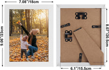12er Set Bilderrahmen 15x20 cm Weiße Fotorahmen Collage