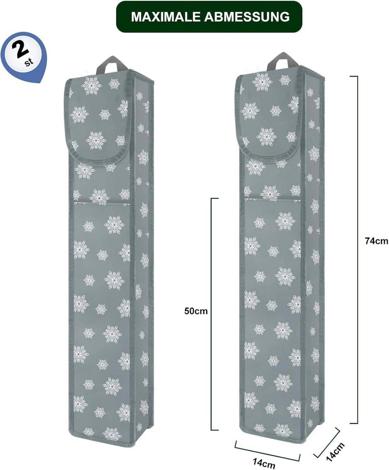 2x Geschenkpapier Aufbewahrungstasche Wasserdicht Schwerlast 600D Oxford 74x14cm