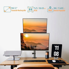 Monitor Halterung für 2 Monitore 13-32