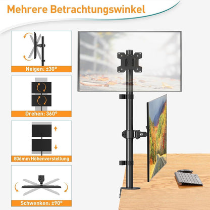 Monitor Halterung für 2 Monitore 13-32