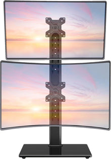 Vertikaler Dual Monitor Ständer bis 32 Zoll Höhenverstellbar