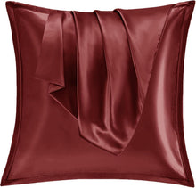 Satin Kissenbezug Set 60x60 Weich Silk Seidenkissenbezug Curly Haar