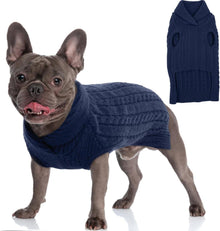 Hundepullover Stricken Weich Warm Revers Jack Russell Chihuahua