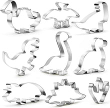 Dinosaurier Ausstecher Set Edelstahl 9-teilig DIY Plätzchen Fondant