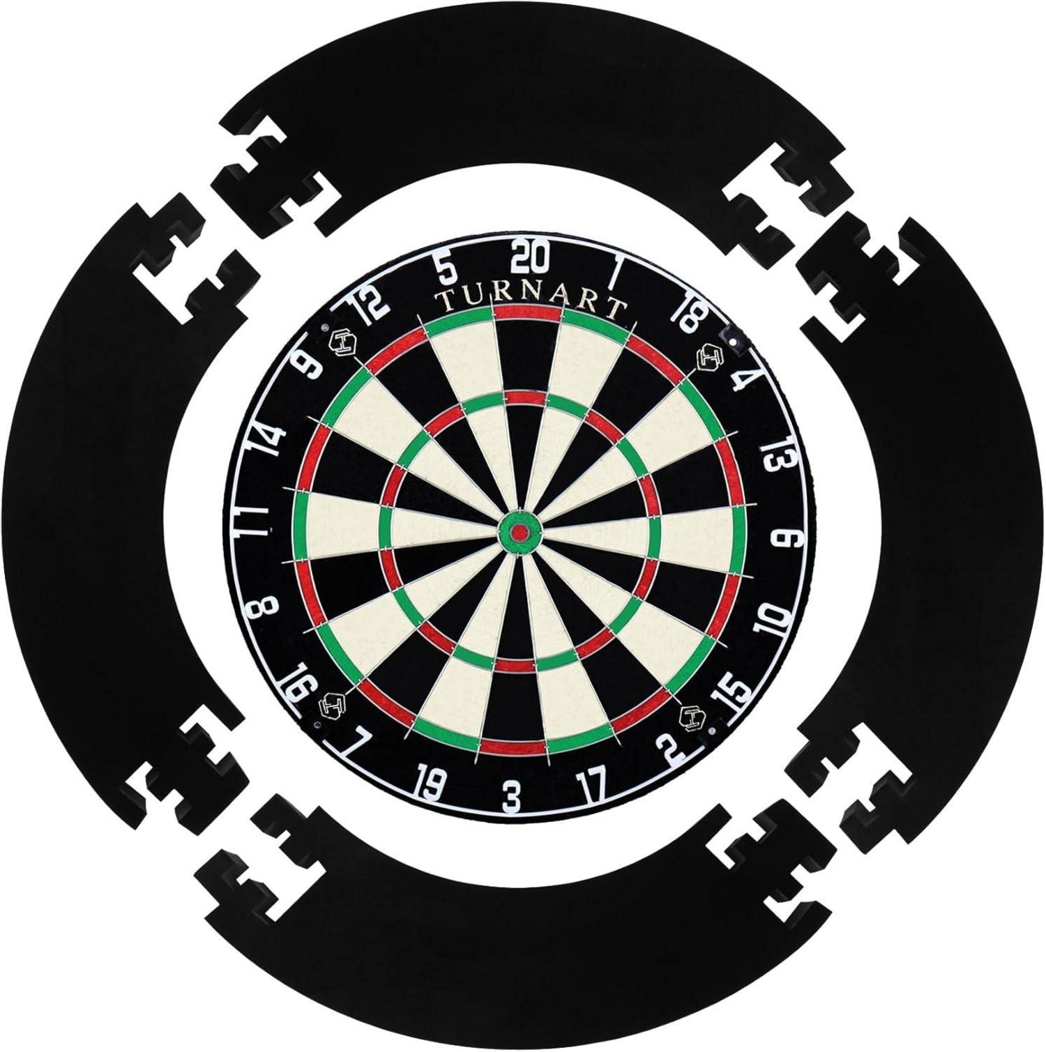 Profi Dartscheibe 45CM Steeldart Set mit 6 Metallpfeilen