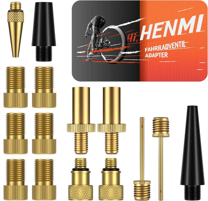 Fahrradventil Adapter Set Französisches Ventil Autoventil Adapter
