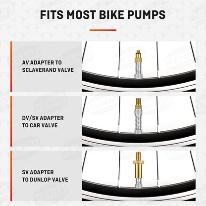 Fahrradventil Adapter Set Französisches Ventil Autoventil Adapter