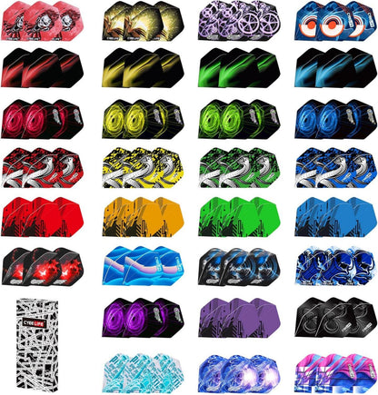 Dart Flights Set 90 Stück PET Standard Zubehör - CyeeLife
