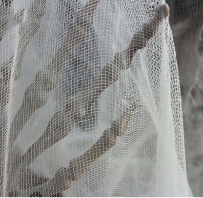 215 x 800 cm Halloween Gruselige Gaze Deko Stoff Schwarz für Spukhaus