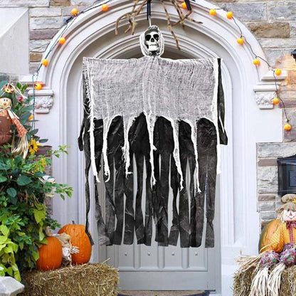 Halloween Deko Schwarz Gaze 215 x 800 cm Gruseliges Tuch für Party