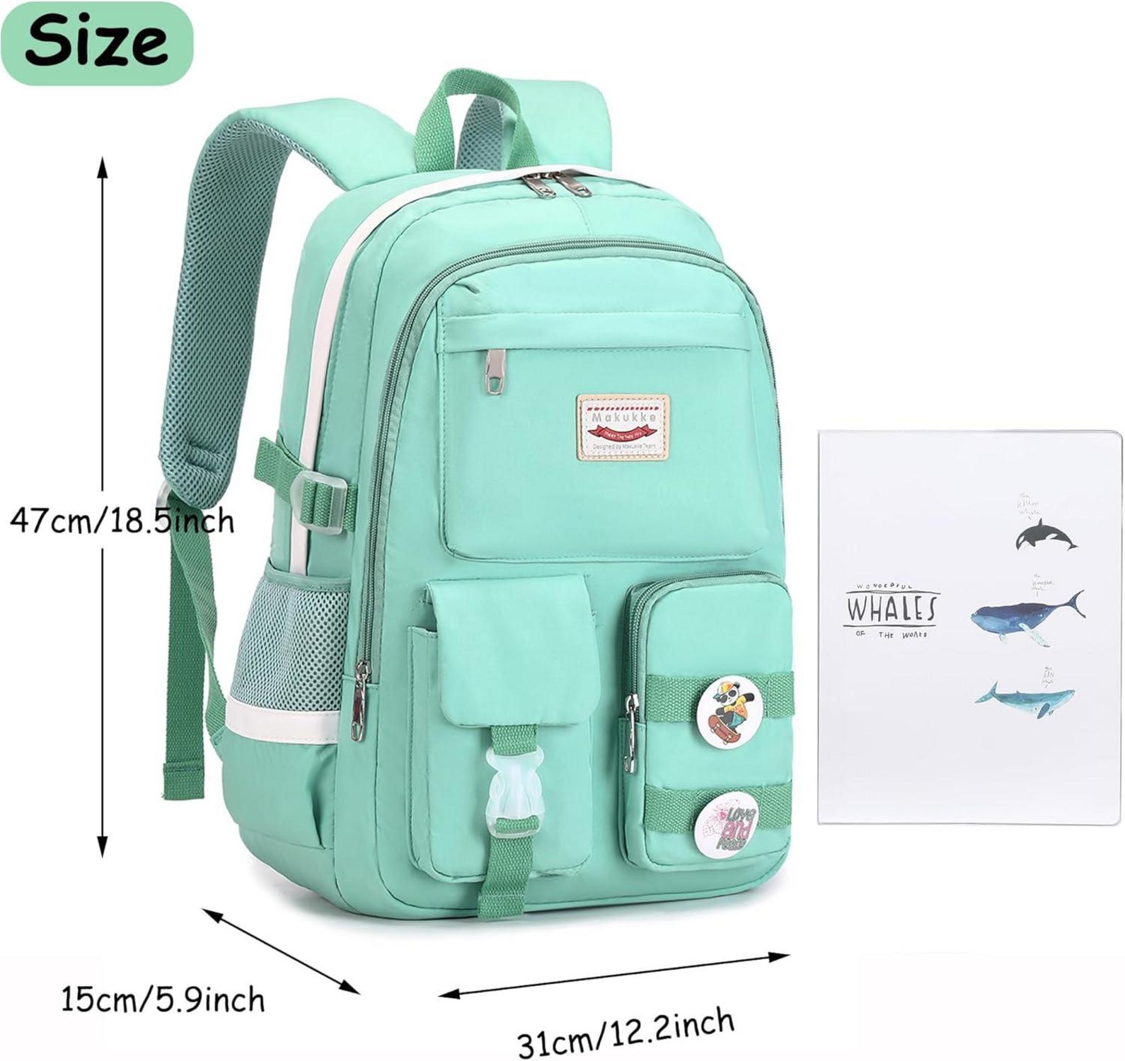 Trendiger Mädchen Rucksack - Anime Schulrucksack Anti-Diebstahl, Damen