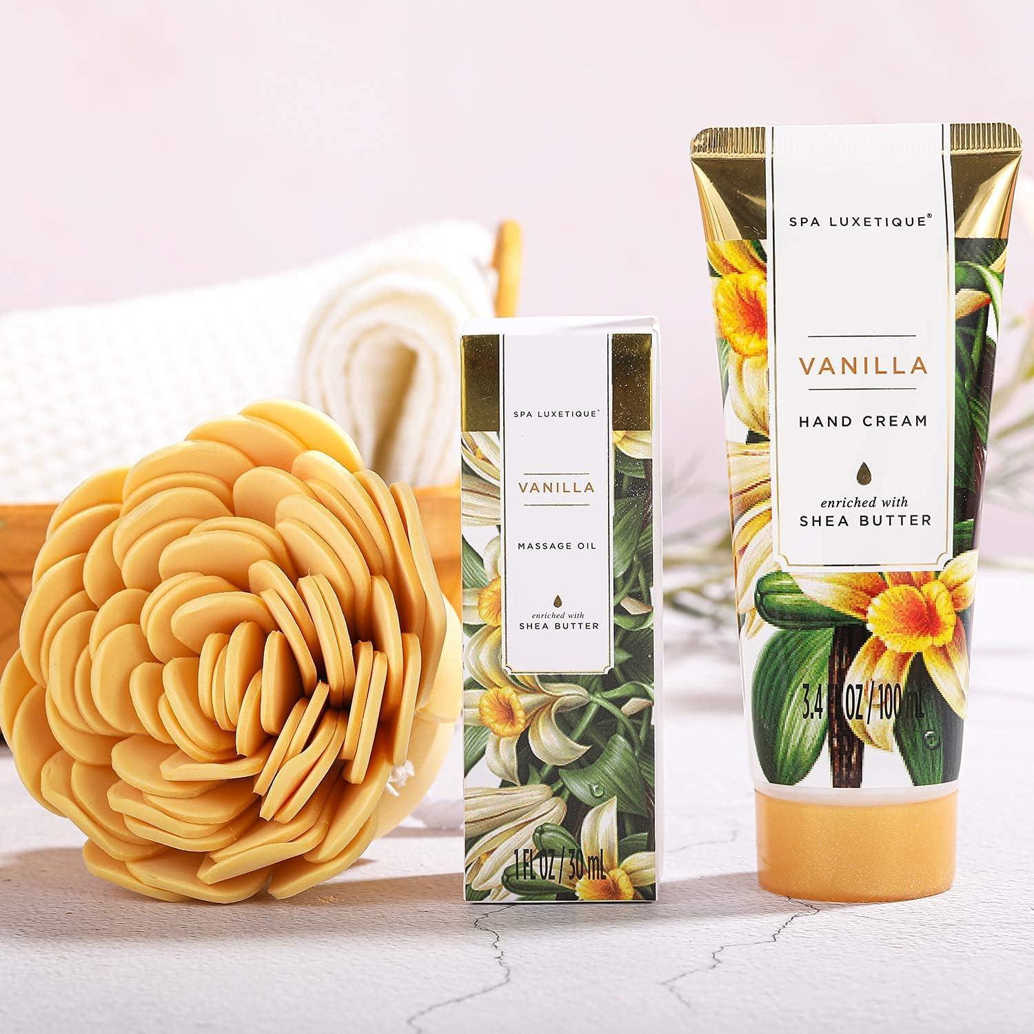 SPA LUXETIQUE 12tlg. Geschenkset Vanilleduft Badesalz Badebomben