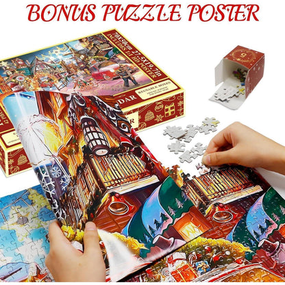 Pukamam Puzzle Adventskalender 2024 Kinder 1008 Teile