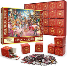 Puzzle Adventskalender 2024 Weihnachtskalender Kinder 1008 Teile