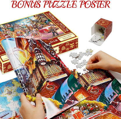 Pukamam Puzzle Adventskalender 2024 Kinder 1008 Teile