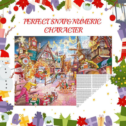 Pukamam Puzzle Adventskalender 2024 Weihnachtspuzzle 1008 Teile Mädchen Jungen