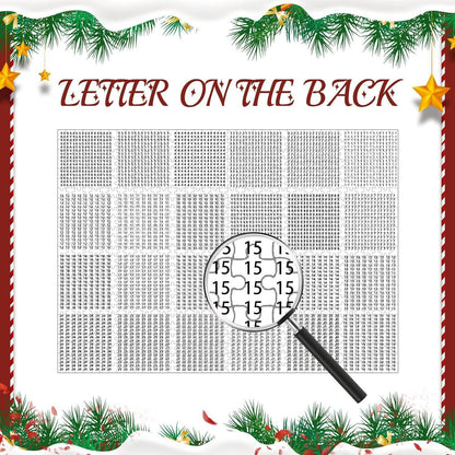 Puzzle Adventskalender 2024 Weihnachts-Schnee 1008 Teile