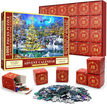 Weihnachtspuzzle 2024 Adventskalender Erwachsene 1008 Teile