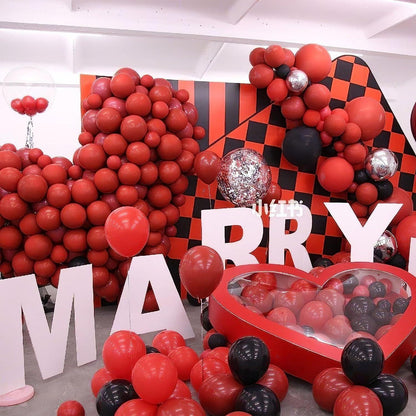 120er Luftballon Set Rot 18 12 10 5 Zoll Geburtstag Hochzeit Party Deko