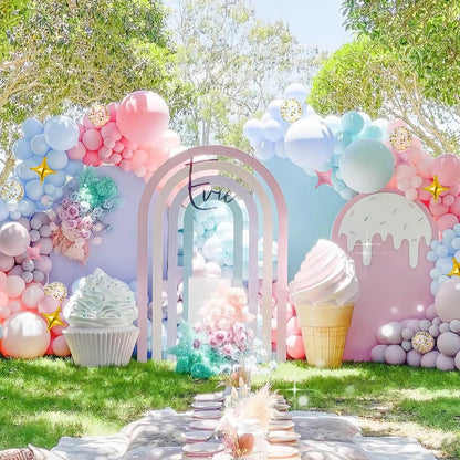 Luftballons Pastell 120 Stück 18 12 10 5 Zoll Regenbogen Geburtstag