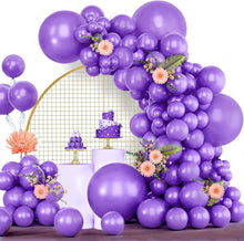 Luftballon Girlande Set 120-teilig Lila Party Deko Geburtstag Hochzeit
