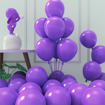 Lila Luftballons Set 120 Stk. Ballon Girlande Geburtstag Hochzeit Party Deko