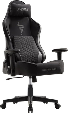 Gaming Stuhl Ergonomischer Bürostuhl 3D Lordosenstütze Racing