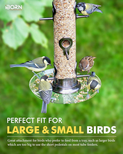 Vogelfutterspender mit 6 Anflugplätzen, 20cm
