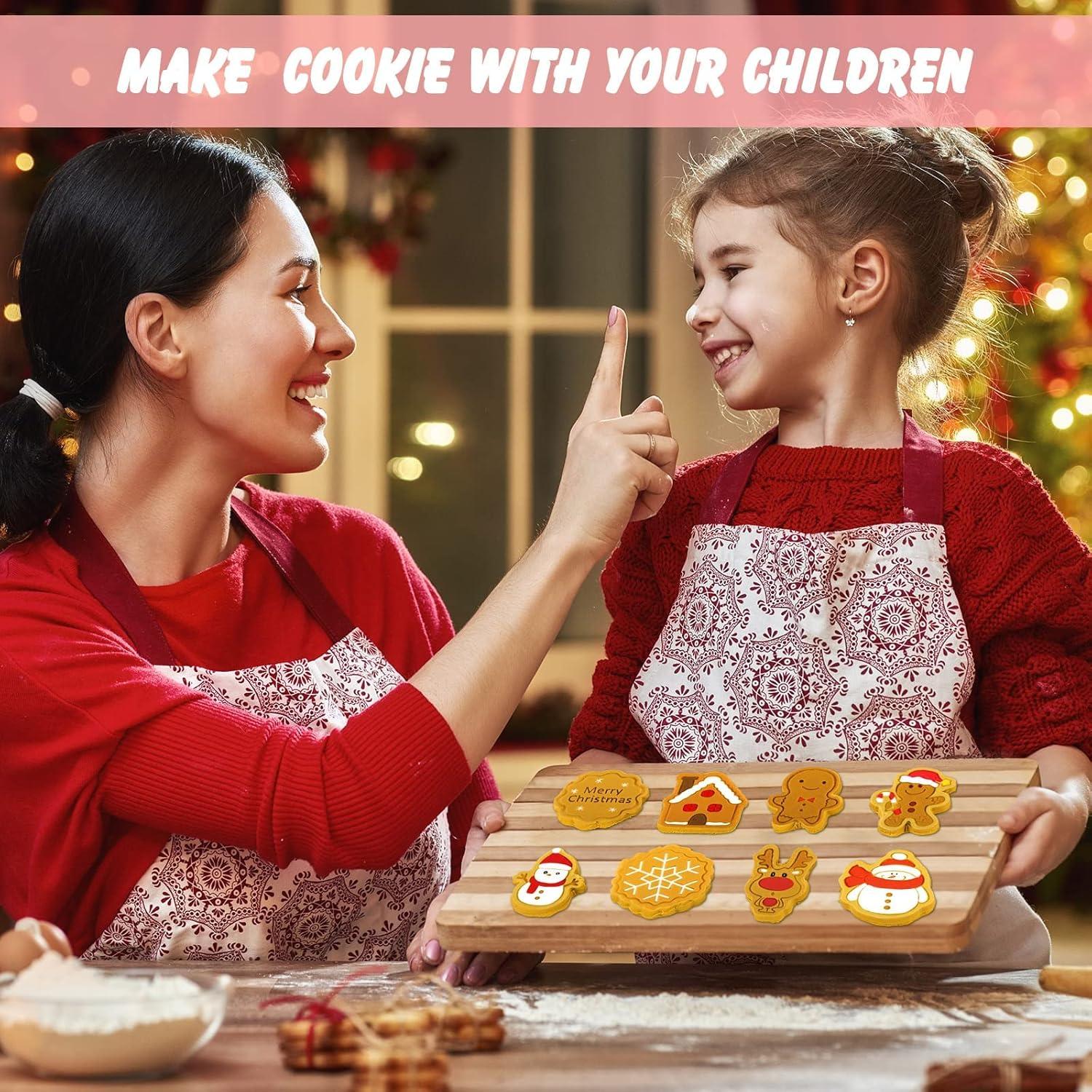 16er Set Weihnachtsausstecher Plätzchen Backformen Kinder DIY
