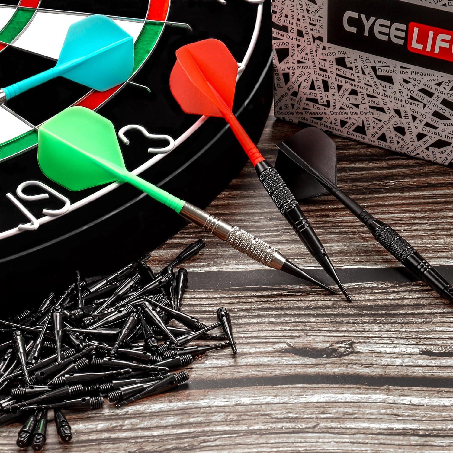 Professionelle Softdartpfeile Kunststoffspitze 18g - Set mit 12 Darts