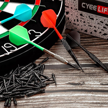 Professionelle Softdartpfeile Kunststoffspitze 18g - Set mit 12 Darts