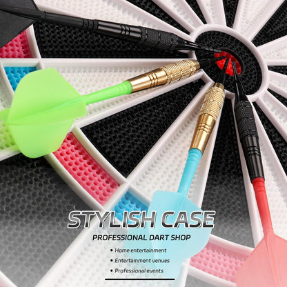 Professionelle Softdartpfeile Kunststoffspitze 18g - Set mit 12 Darts