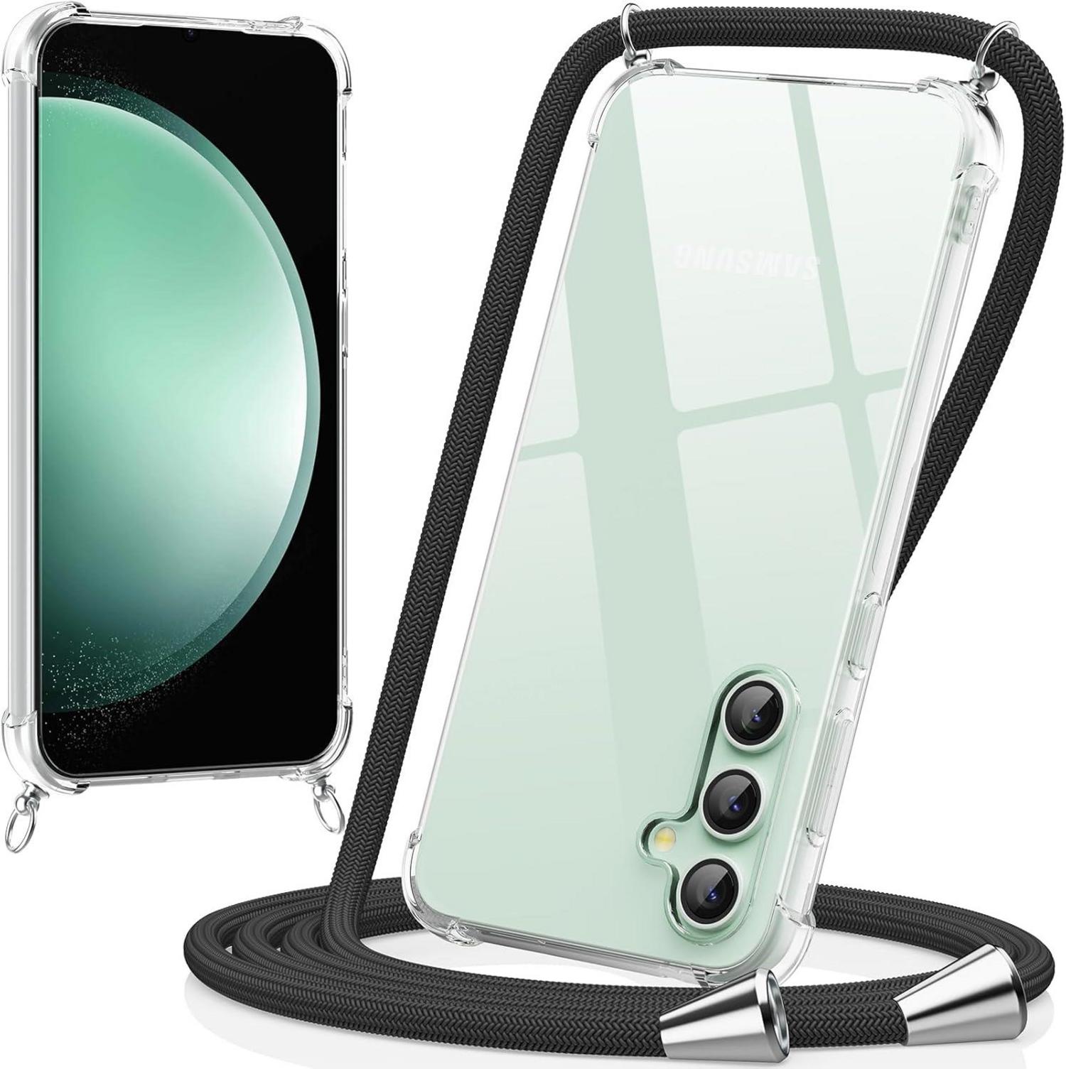 Handykette kompatibel mit Samsung Galaxy S23 FE Schwarz Schutzhülle
