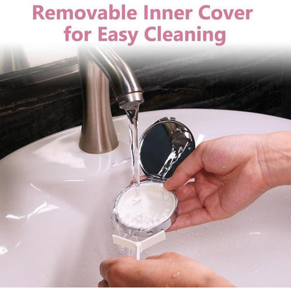 ACWOO Tablettenbox 7 Tage Spiegel 3 Fächer BPA Frei