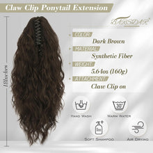 Synthetische Haarverlängerung 45 cm Clip Pferdeschwanz