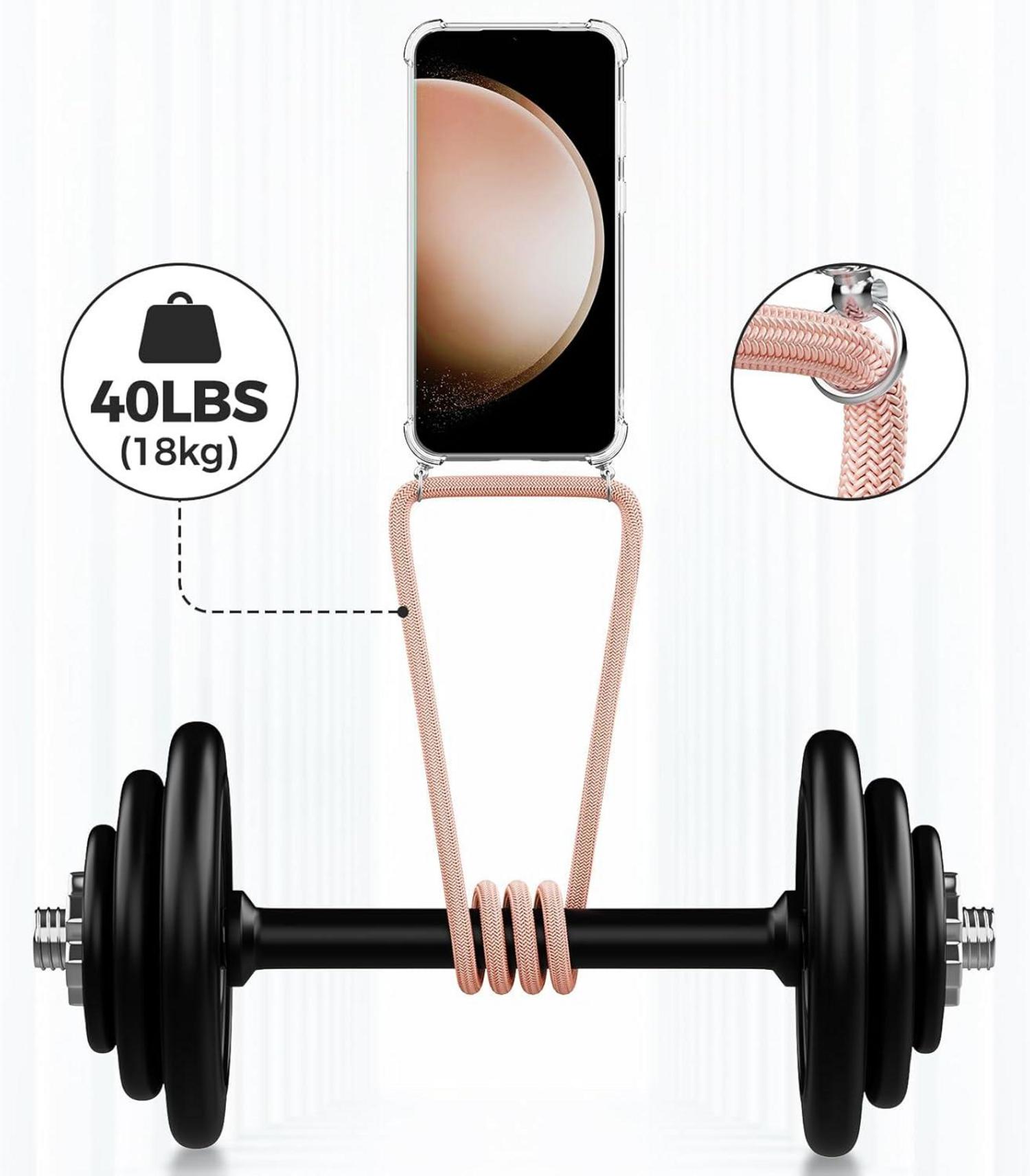 Handykette Samsung Galaxy S23 FE Transparent Schutzhülle Stoßfest