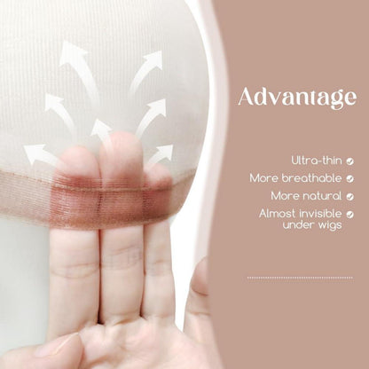 Dreamlover Transparente Perückenkappen Damen 12er-Pack Wig Caps