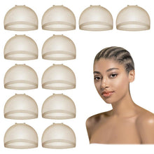 Dreamlover Lace Wig Cap Haarnetz für Perücken 12er Pack