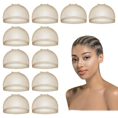 Dreamlover Lace Wig Cap Haarnetz für Perücken 12er Pack