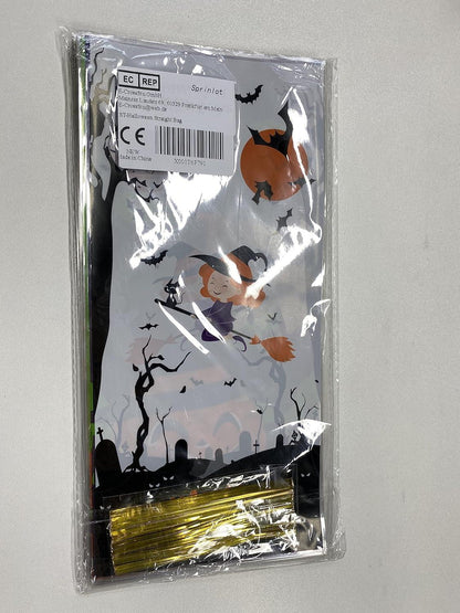 52x Halloween Süßigkeiten Tüten Set Süßigkeitentüten Geschenktüten Goodie Bags