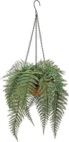 Künstliche Hängepflanze Farn Deko Wand Veranda Küche Garten Hängekorb