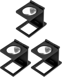Klapplupe Mini 10X Bildschirmlupe mit Maßstab und fadenzähler