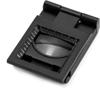 Klapplupe Mini 10X Bildschirmlupe mit Maßstab und fadenzähler